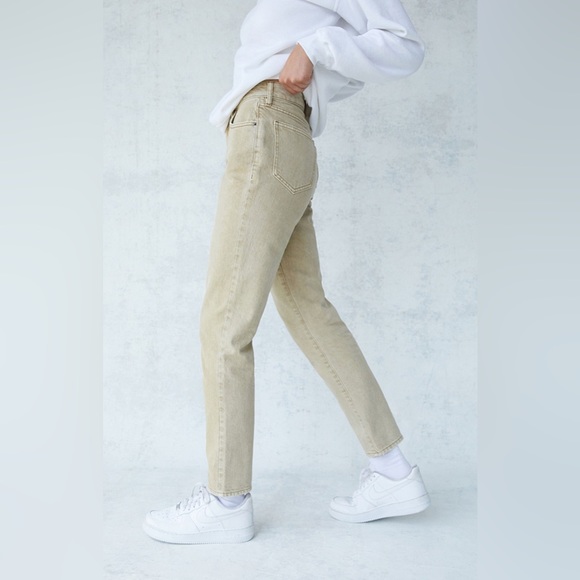 PacSun Denim - PacSun Women's Straight Leg Jeans - Light Tan